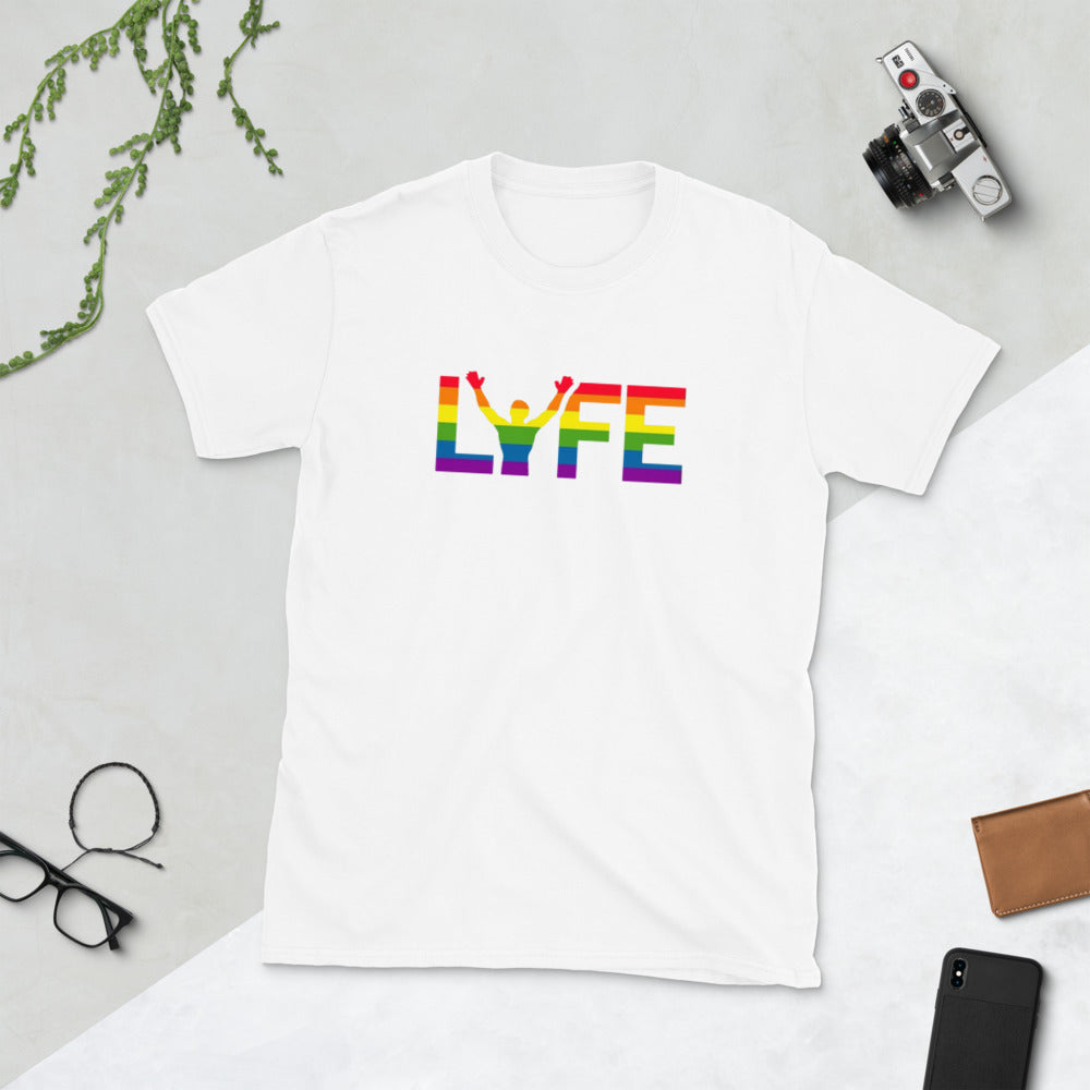 LGBTQ+ Pride "LYFE" T-Shirt