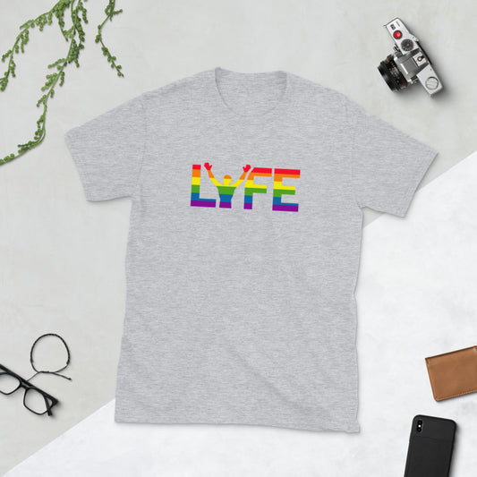 LGBTQ+ Pride "LYFE" T-Shirt